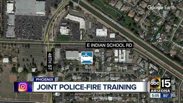 Firefighters, police undergoing training in Phoenix