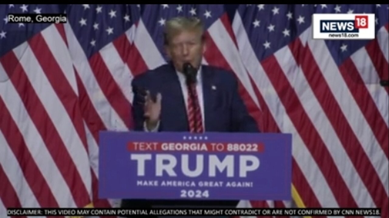 DONALD TRUMP LIVE SPEACH