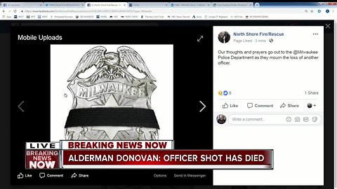 Alderman Donovan says MPD officer has died