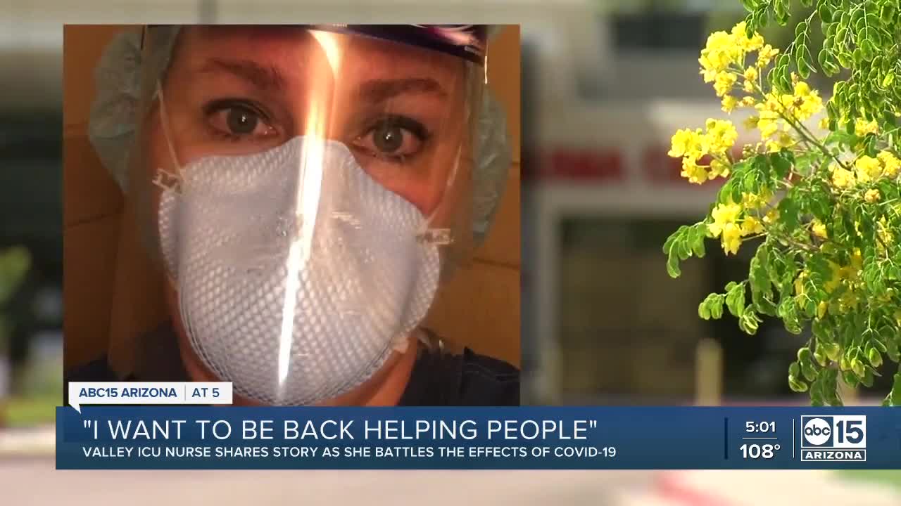 Valley ICU nurse battling effects of COVID-19 months later