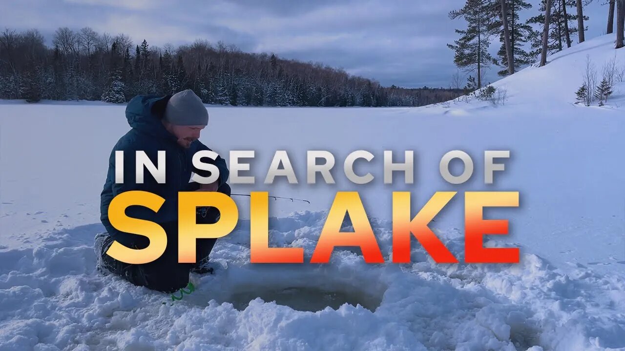 Ice Fishing for Splake in The Remote Canadian Wilderness | Can We Find Them and Catch One?!