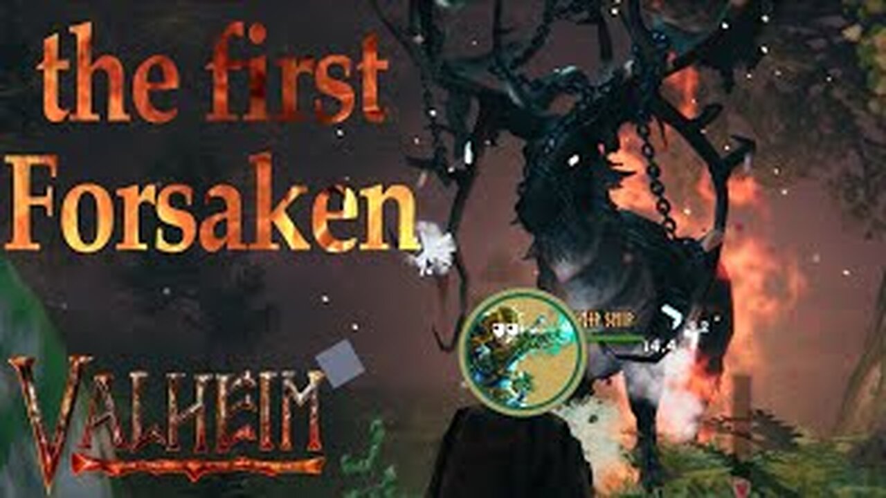 Eikthyr, Guardian of the Meadows| Valheim, with a Group of Eight