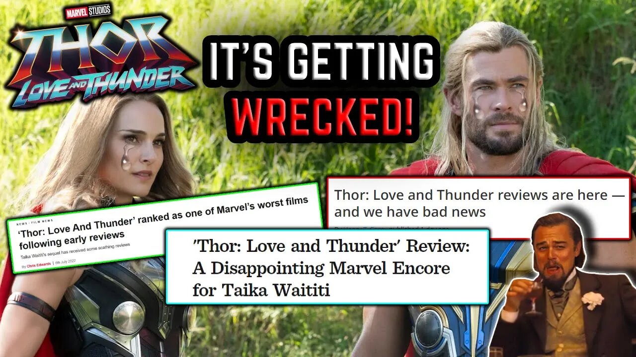 Thor Love and Thunder is getting WRECKED by SHILL Critics!