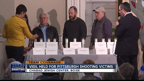 Vigil held for shooting victims at Chabad Jewish Center