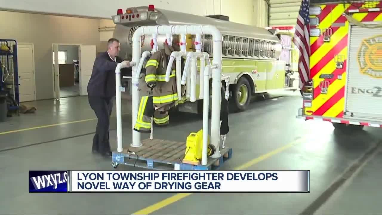 Lyon Township firefighter's gear drying invention gets international attention