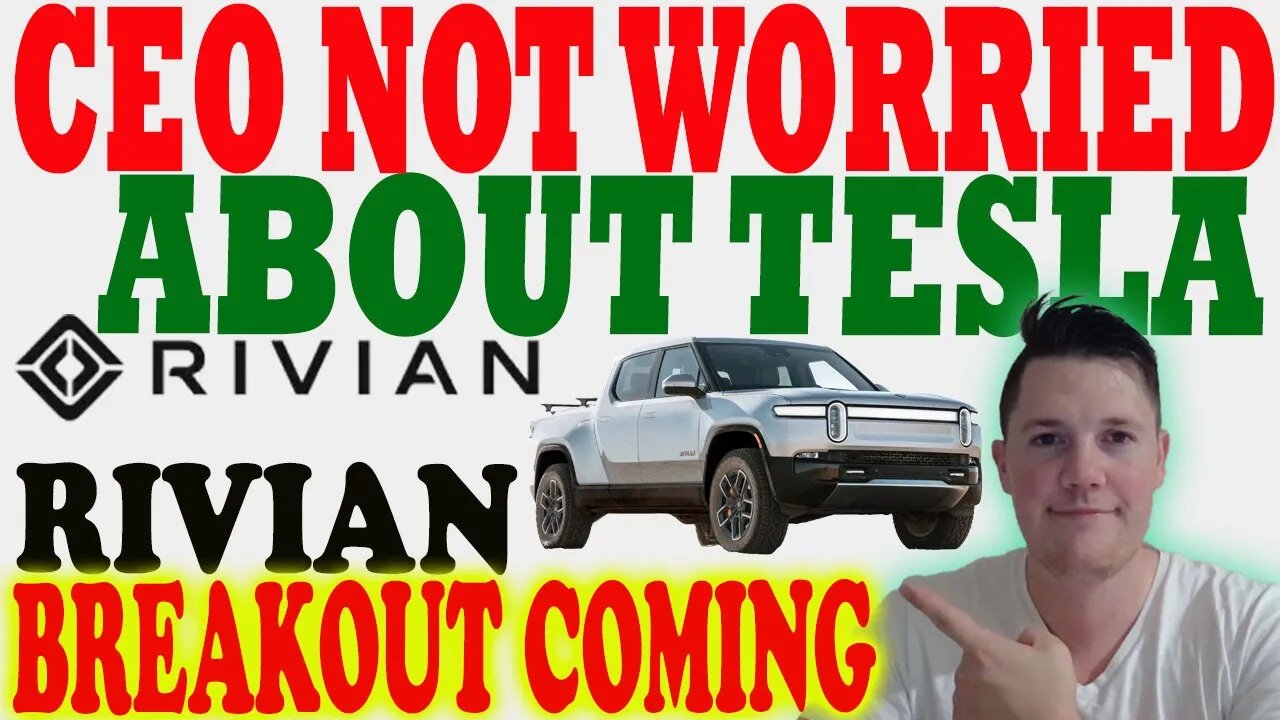 Rivian CEO Not Worried About TESLA │ Rivian Breakout COMING 🔥 Analyst Bullish on Rivian Q3 Earnings