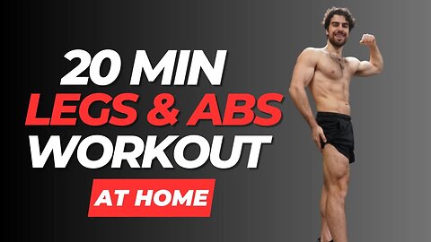 20 MIN Lower Body HIIT Workout | No Equipment