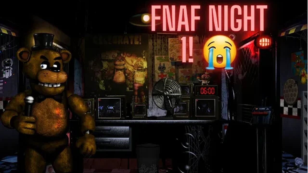 My first time playing FNAF!