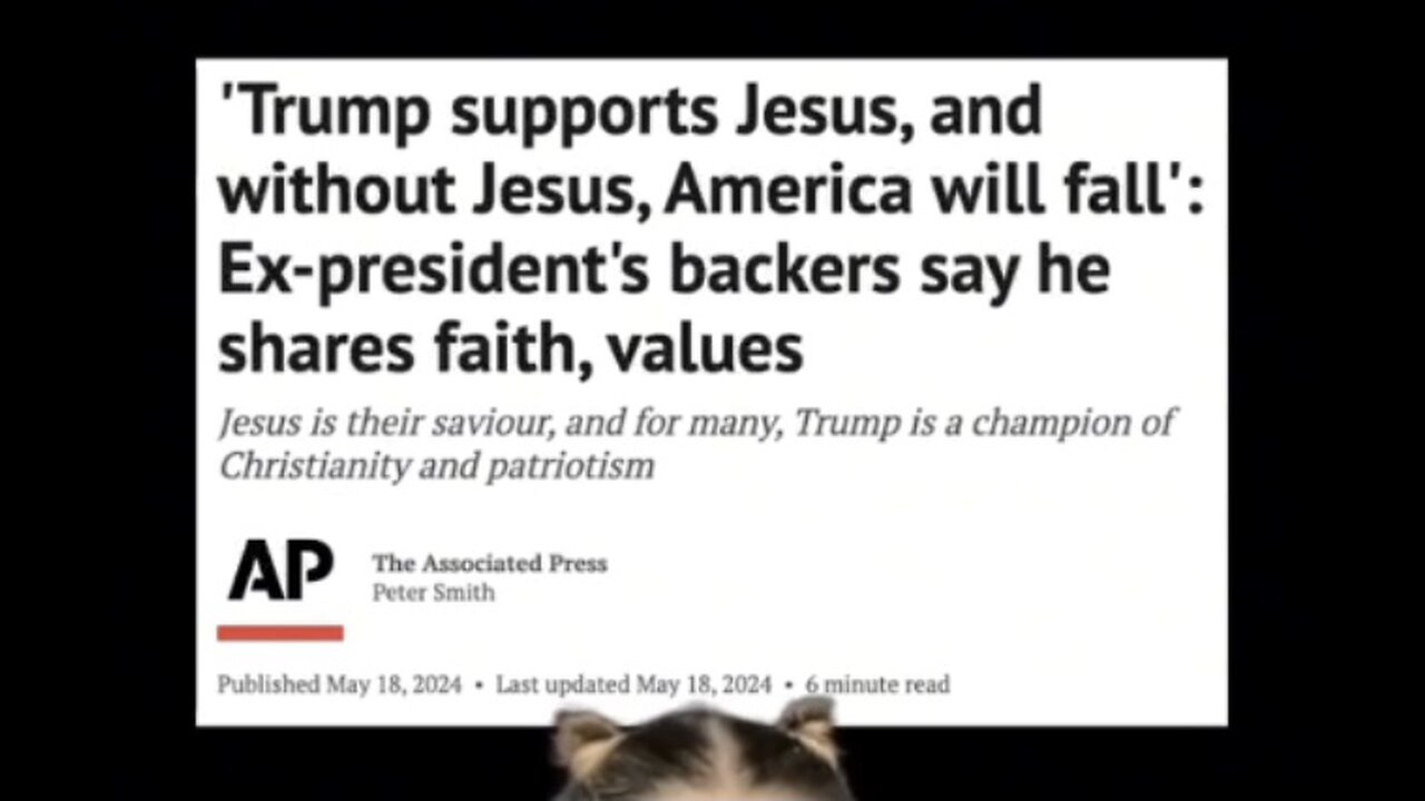 ASL/Captioned - Without Jesus, America will fall down!