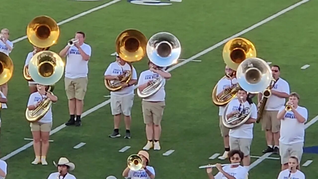 Vince's 1st college game band performance