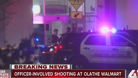 UPDATE: 1 dead following officer-involved shooting at Olathe Walmart