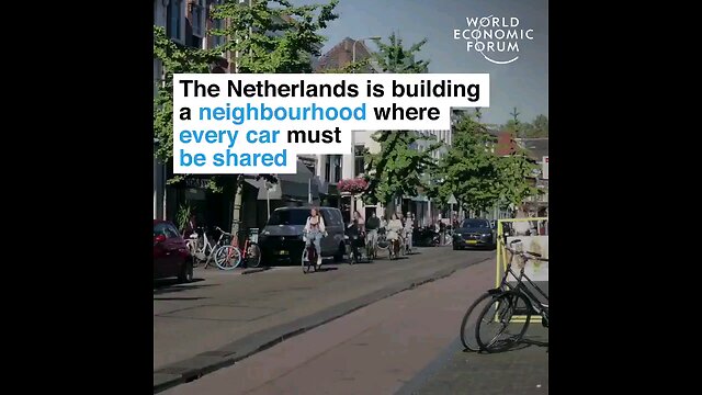 The Netherlands is building neighborhood that outlaws privately owned cars. You will own nothing...