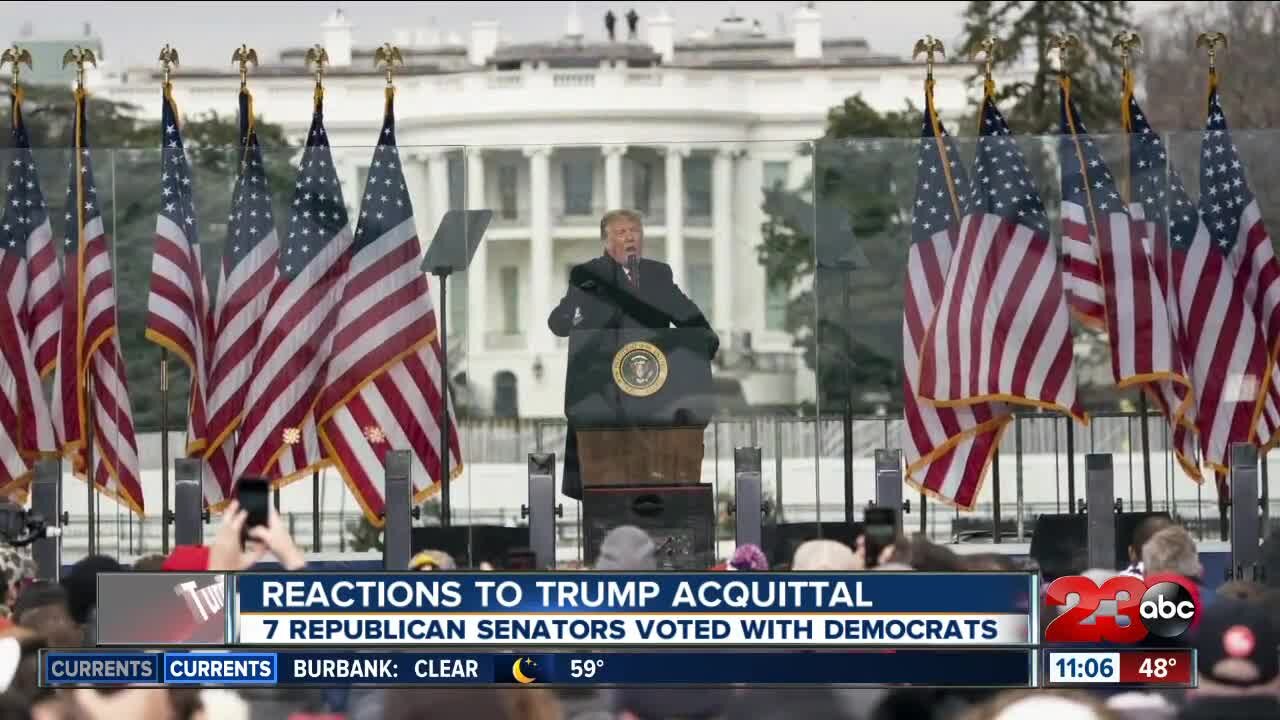 Bakersfield residents react to former President Donald Trump’s acquittal