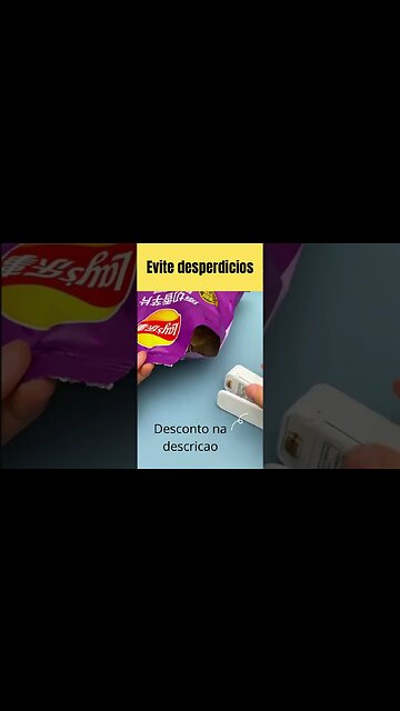 Mini Máquina Portátil Seladora Plástico Pilha Para Cozinha