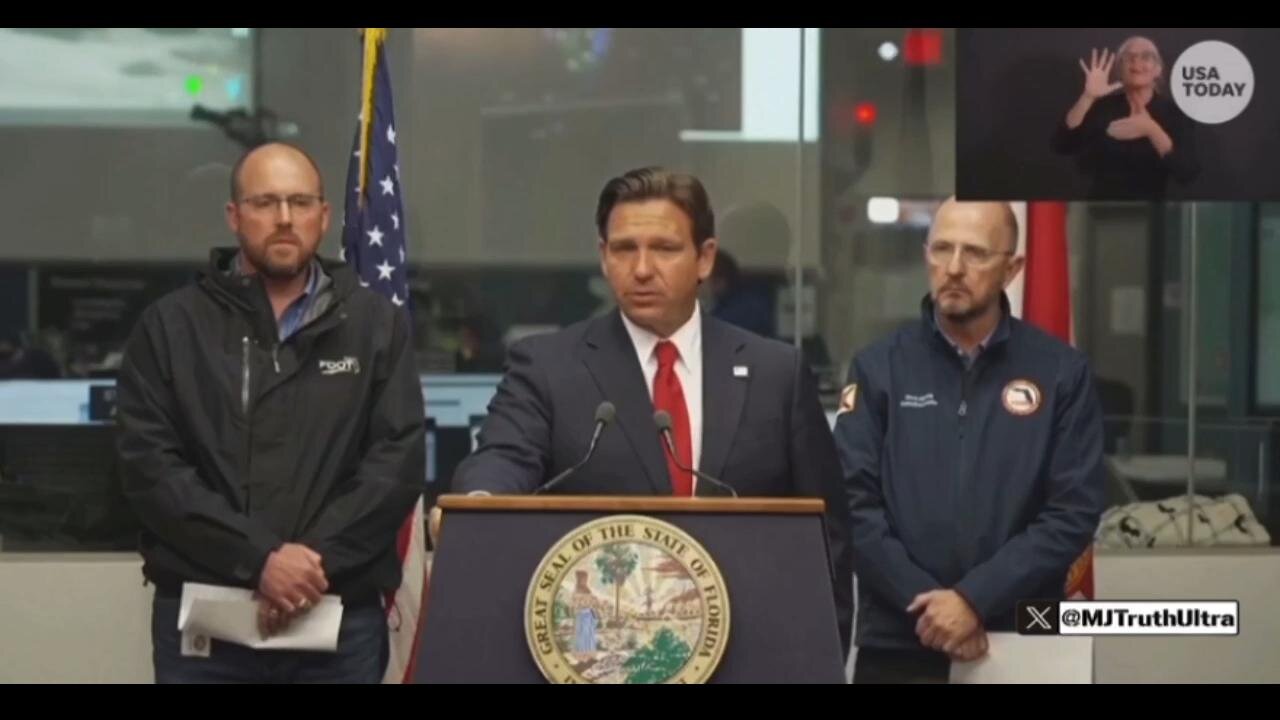 Gov DeSantis' Update #4 Hurricane Milton State Emergency Operations Center (10.07.24) 3:42 pm EDT