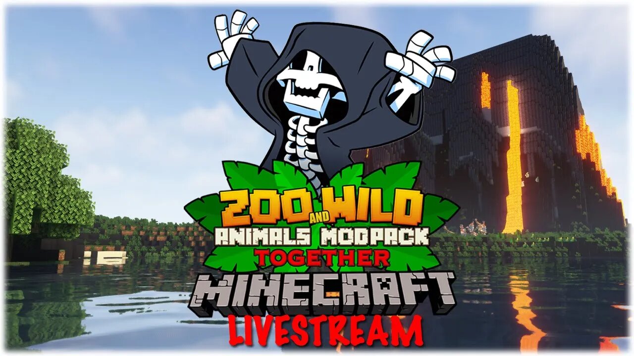 Minecraft SMP: Zoo and Wild Animals (ZAWA) Together Mod - LIVESTREAM #2 - So Much Terraforming!