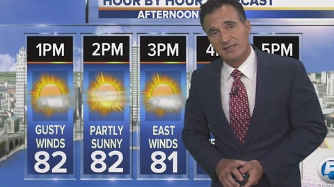 Sunday night weathercast on newschannel5 at 1130