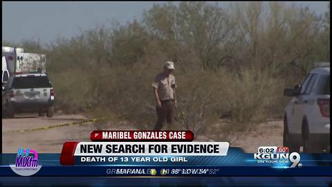 New information prompts detectives to search desert where the body of a teen was found years ago