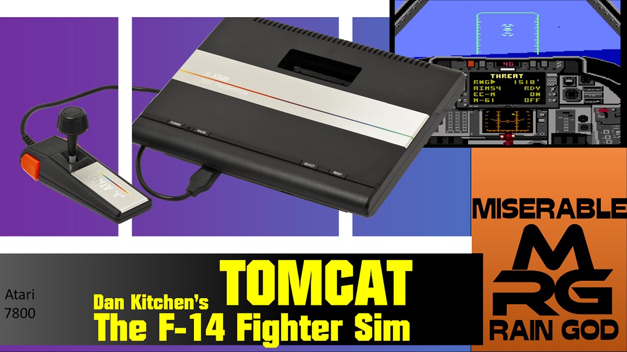 MRGPlays Dan Kitchen's Tomcat: The F14 Fighter Simulator (Atari 7800) -- Retro Let’s Play and Reminiscence