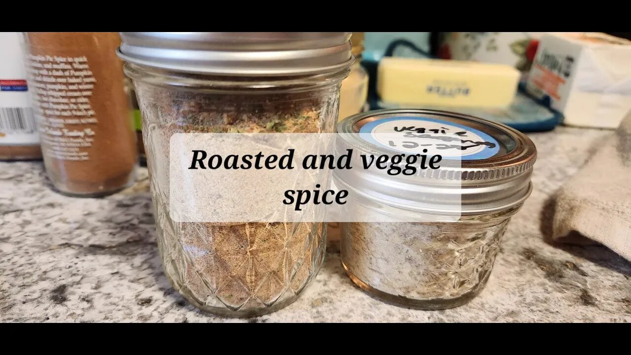 Roasted and regular veggie seasoning