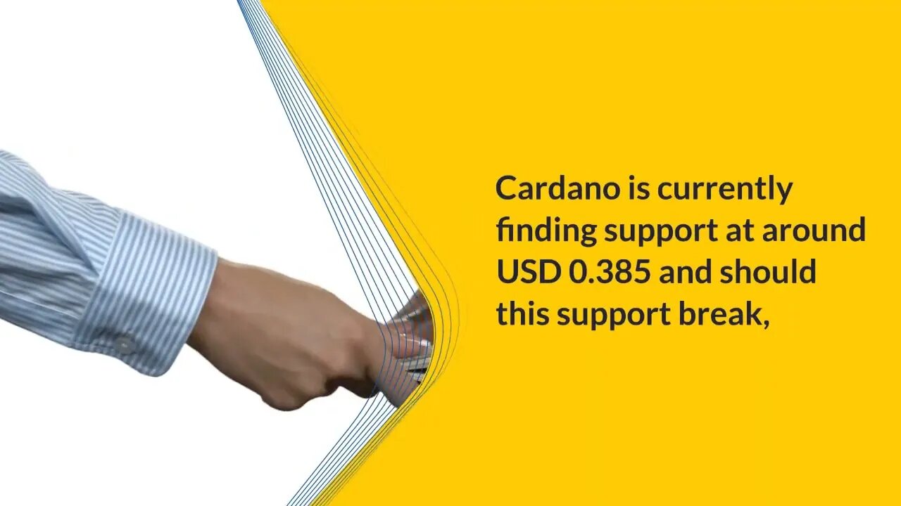 The Cardano price could rise to USD 0.45