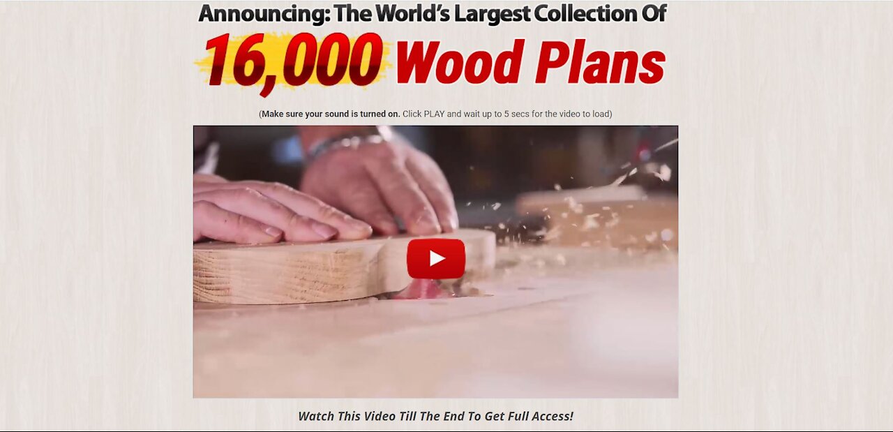 The World's Largest Collection Of 16,000 Wood Plans