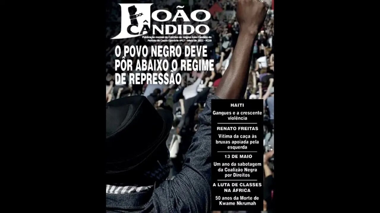 Divulgação da campanha do Coletivo João Cândido | Momentos do Reunião de Pauta