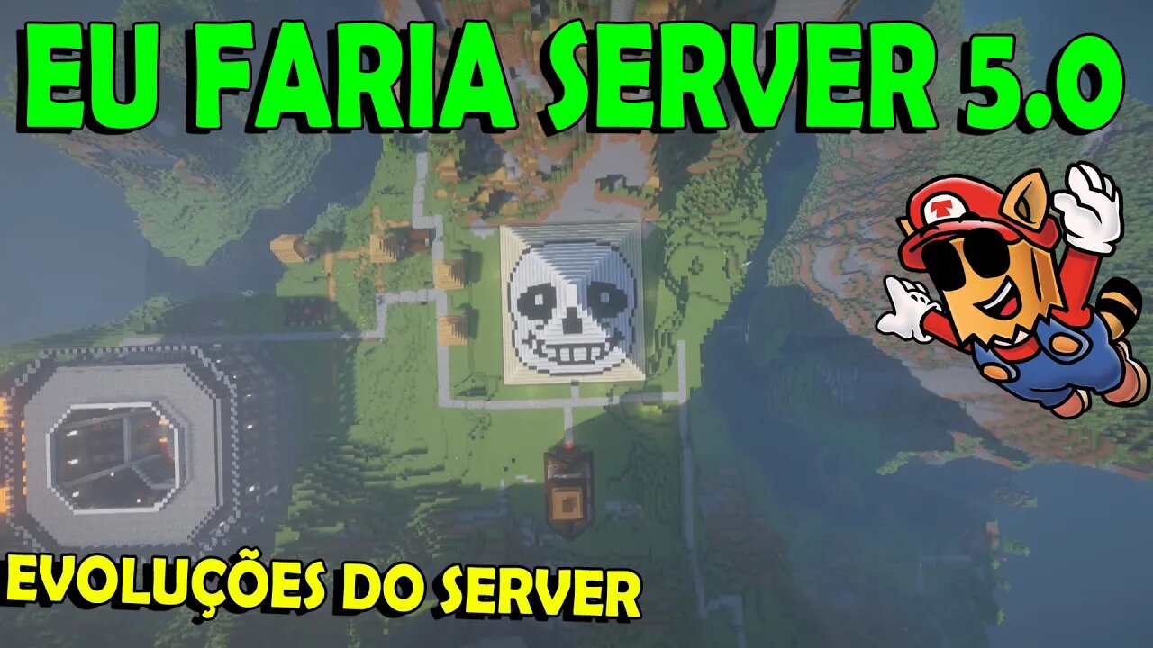 A Evolução do nosso Servidor de Minecraft Eu Faria Server 5.0