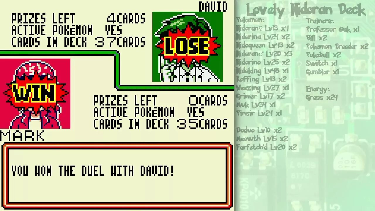 Pokemon Trading Card Game GB Walkthrough Part 6: Lab Students