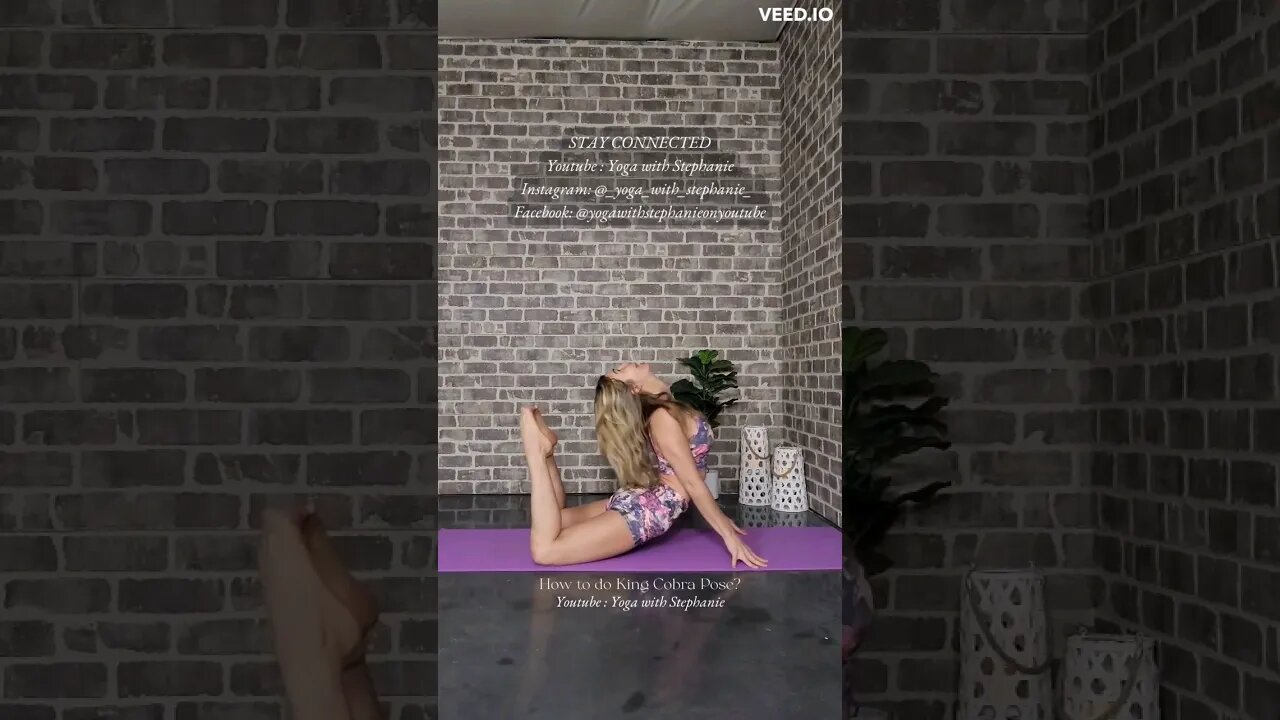 Easy King Cobra Pose Tutorial #Yoga #KingCobraPoseTutorial #tutorial #kingcobrapose #homeworkout