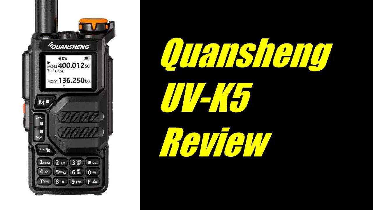 Quansheng UV-K5 Review: A very interesting & unique CCR