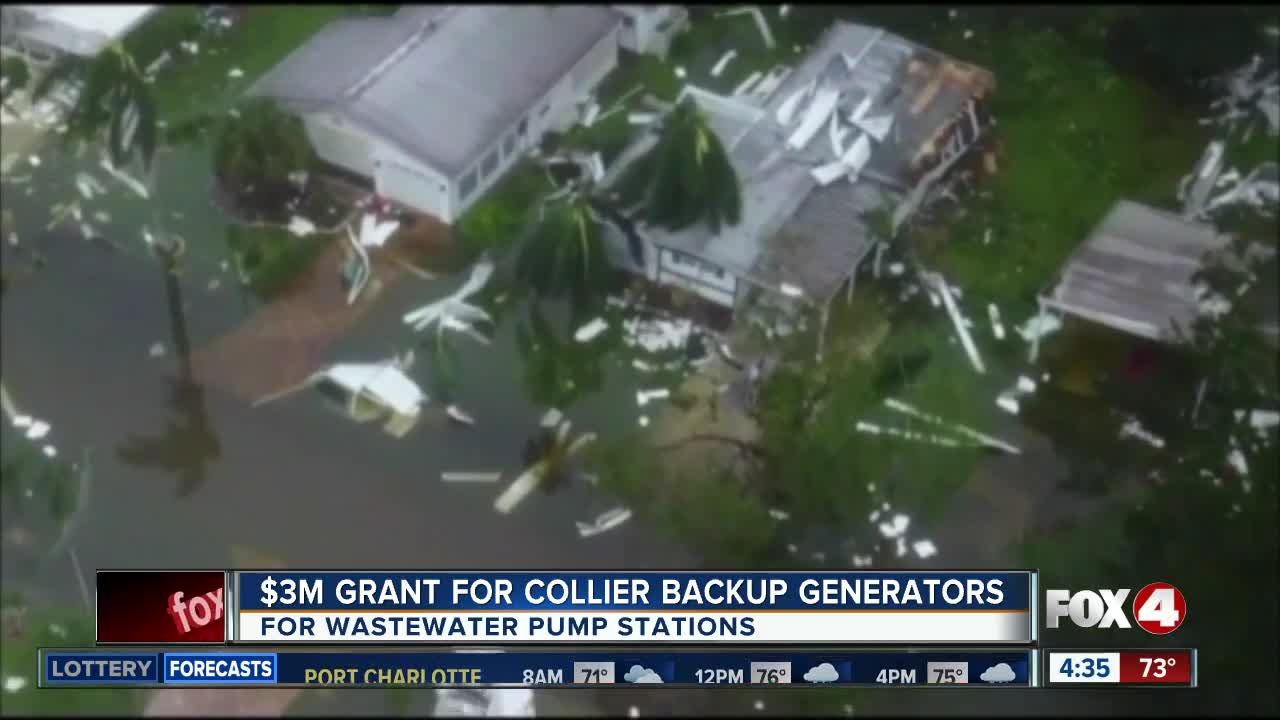 Collier County gets FEMA grant for backup generators