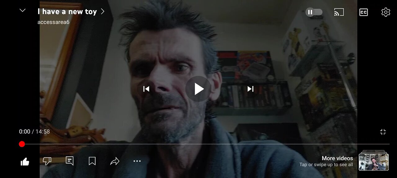 caveman got a new toy y'all