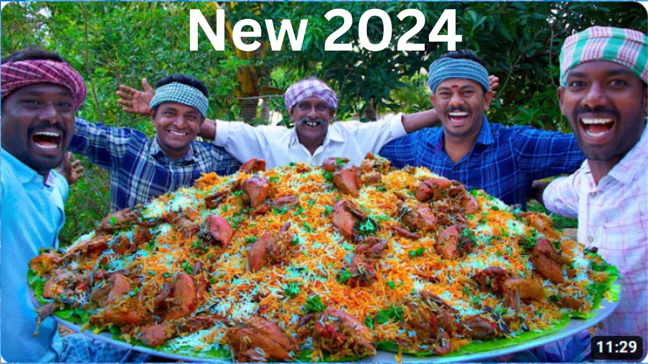 2024 BIRYANI | QUAIL BIRYANI Made with 200 Quail | Marriage Biryani Biryani Recipe