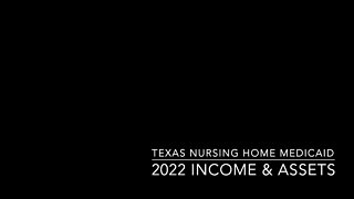 Texas Nursing Home Medicaid Qualifications 2022