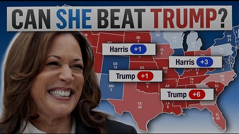 The BEST CASE Scenario for Kamala Harris on the 2024 Election Map