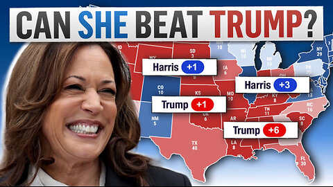 The BEST CASE Scenario for Kamala Harris on the 2024 Election Map