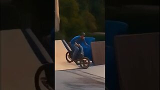 BMX ANIMATION vs REAL LIFE 🎨🤯 #short