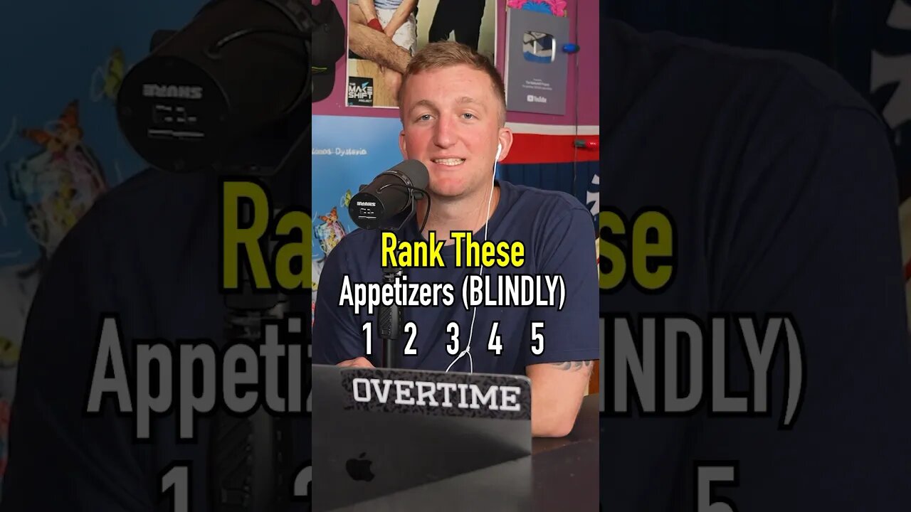 The FRDi Show Blindly Ranks Appetizers!! Did They Get It Right?! #shorts @thefrdishow
