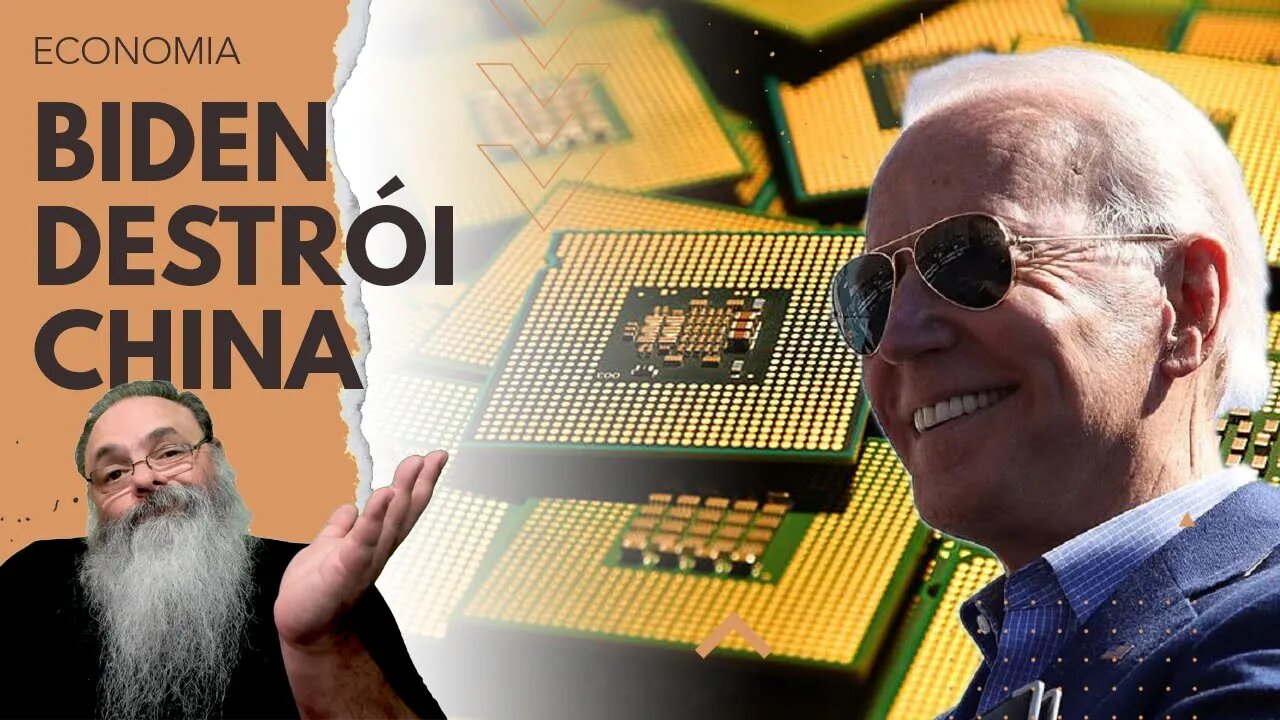 PACOTE de SANÇÕES de BIDEN à industria de CHIPS CHINESA destrói COMPLETAMENTE várias EMPRESAS
