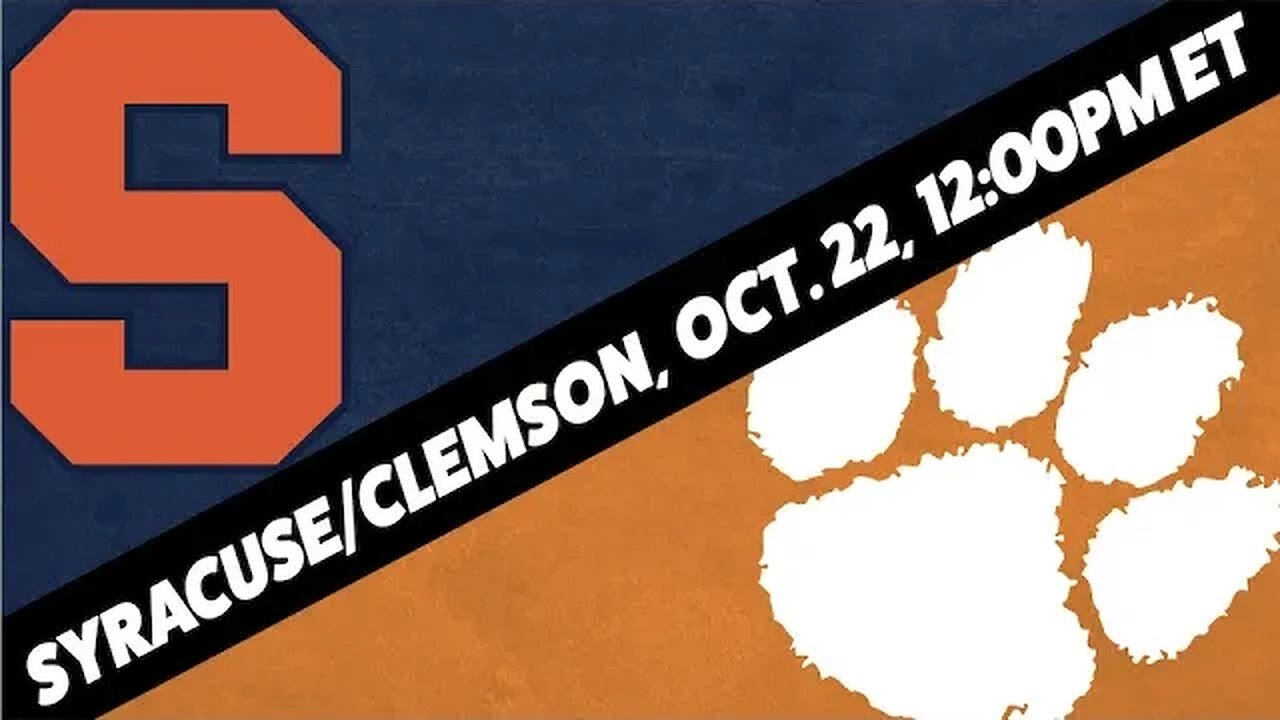 Clemson vs Syracuse Picks, Predictions & Odds | College Football Week 8 Betting Preview | Oct 22