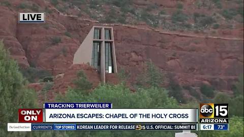 Sedona's Chapel of the Holy Cross known as one of Arizona's man-made wonders