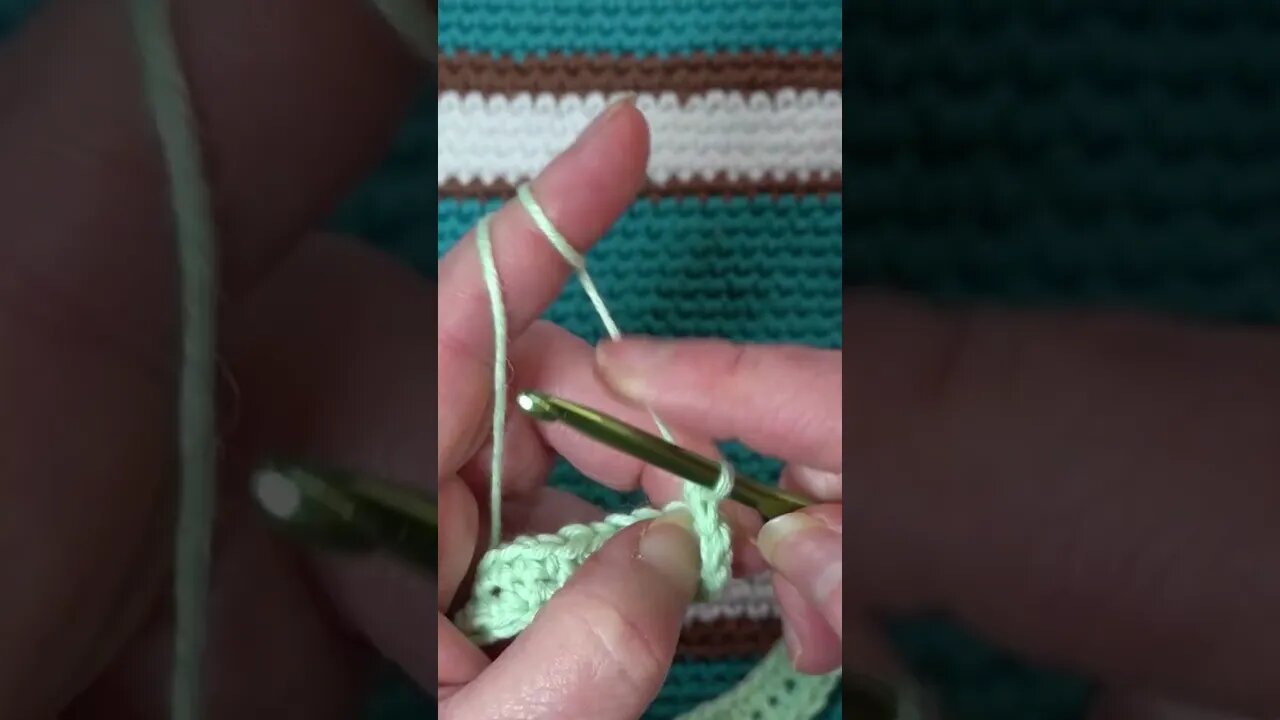 Stashbuster - crochet a pot holder even with smallest bits of yarn #shorts