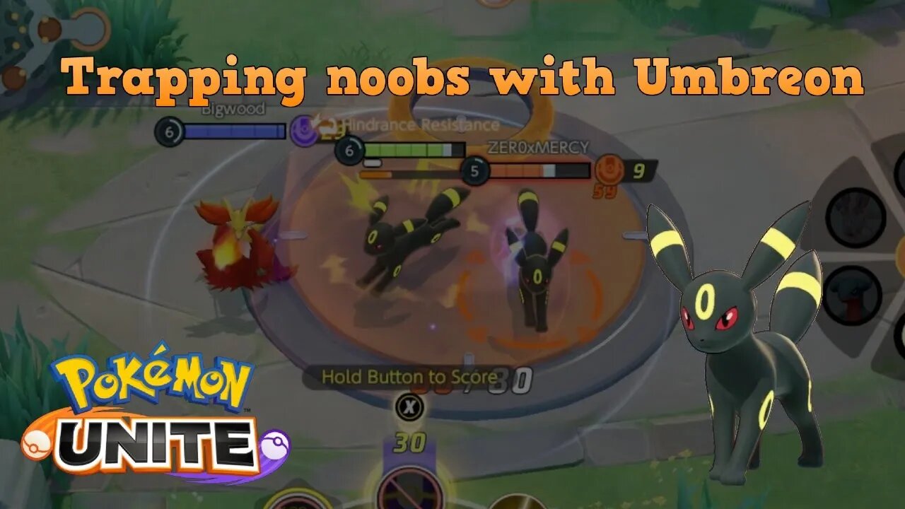 Trying out Umbreon for the first time