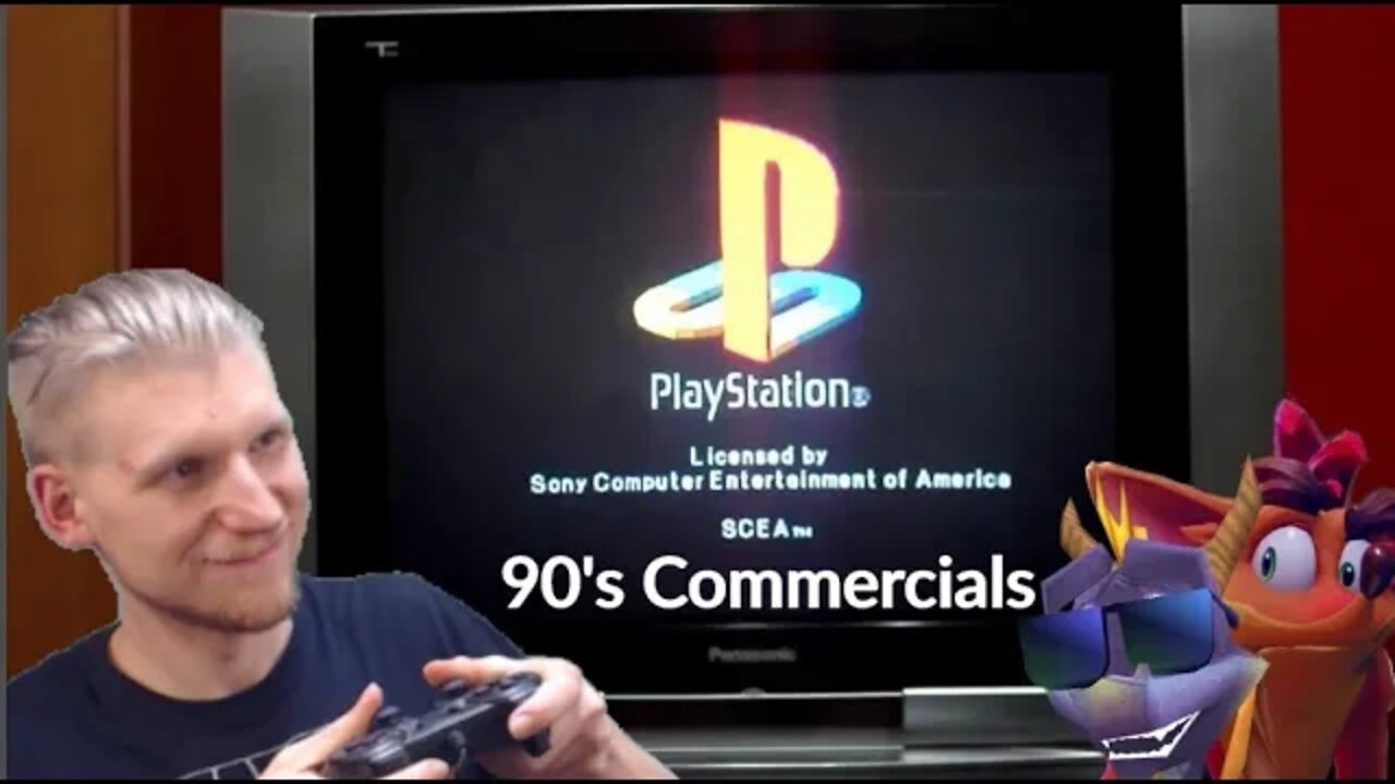 Peti Reacts: 90's Retro PlayStation 1 Commercials