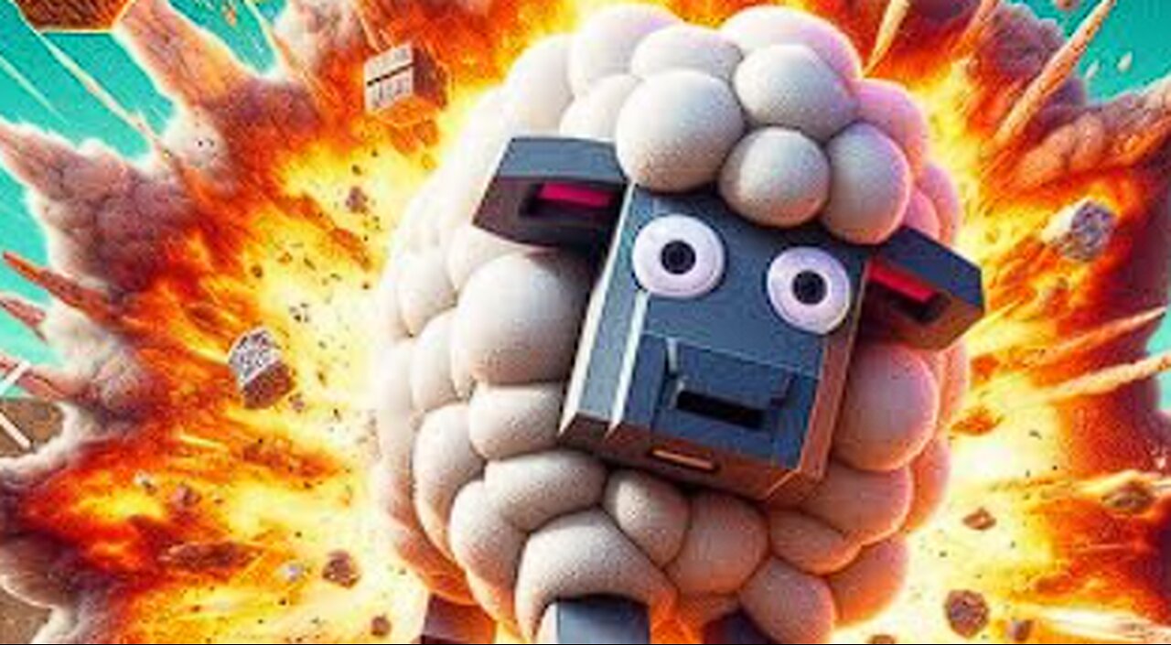 Minecraft But There Are Explosive Sheep!