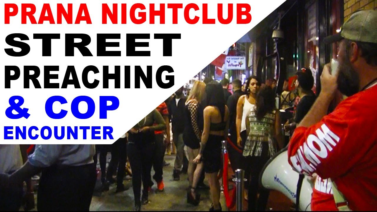 Prana Nightclub Ybor City - Spring Break 2015 | Street Preaching & Cop Encounter | Kerrigan Skelly