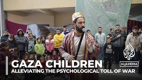 Palestinian storytellers bring joy to Gaza's children amid war