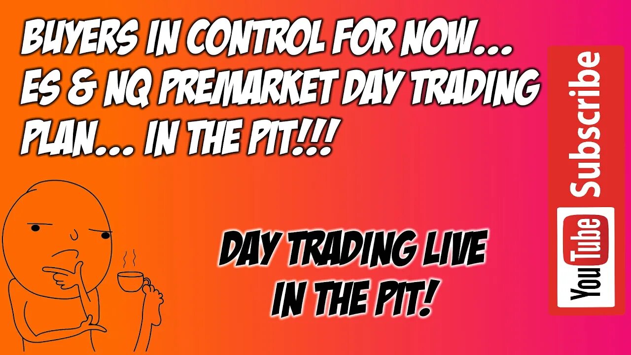 Buyers In Control For Now ES NQ Premarket Trade Plan