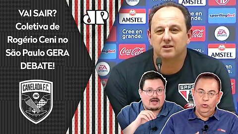 "Olha... Depois dessa DECLARAÇÃO do Rogério Ceni, EU ACHO que..." Coletiva do São Paulo gera DEBATE!
